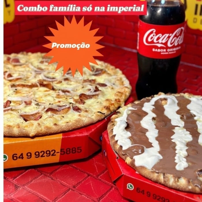 Combo Familia (Bacon G + Casadinho P + Coca Cola 1L)